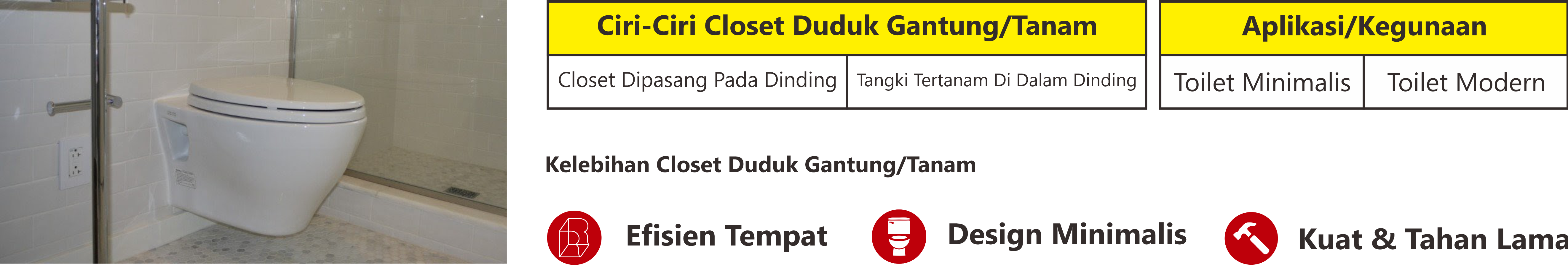tips instalasi dan pemasangan closet duduk gantung